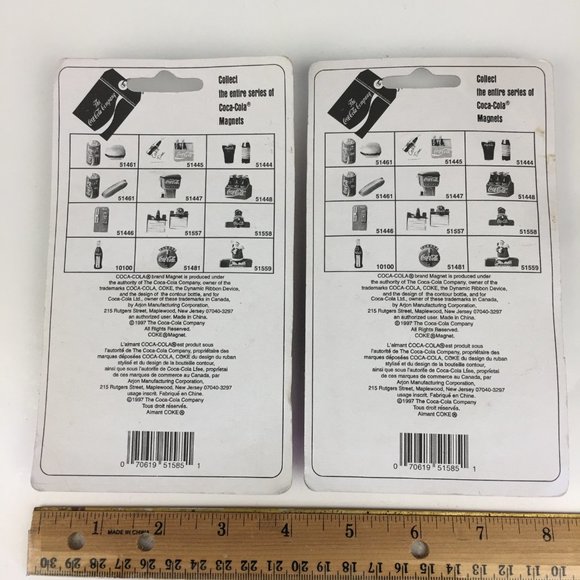 4 Vintage Coca Cola Fridge Magnet Santa 2 Designs Sealed Christmas Holiday READ - Picture 5 of 10